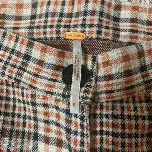 Free People Plaid Skinny Pants - Picture 6 of 6